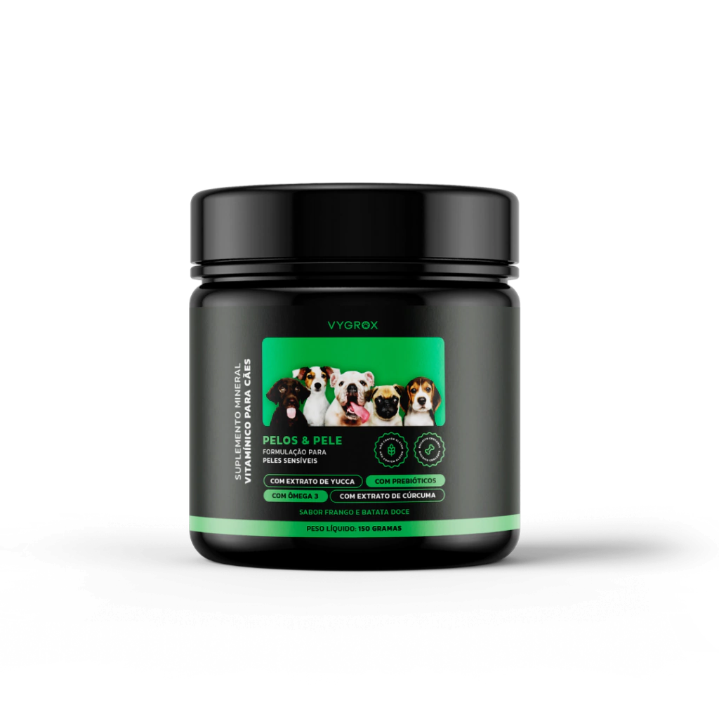 Suplemento Vitamínico para Cães Pelos & Pele